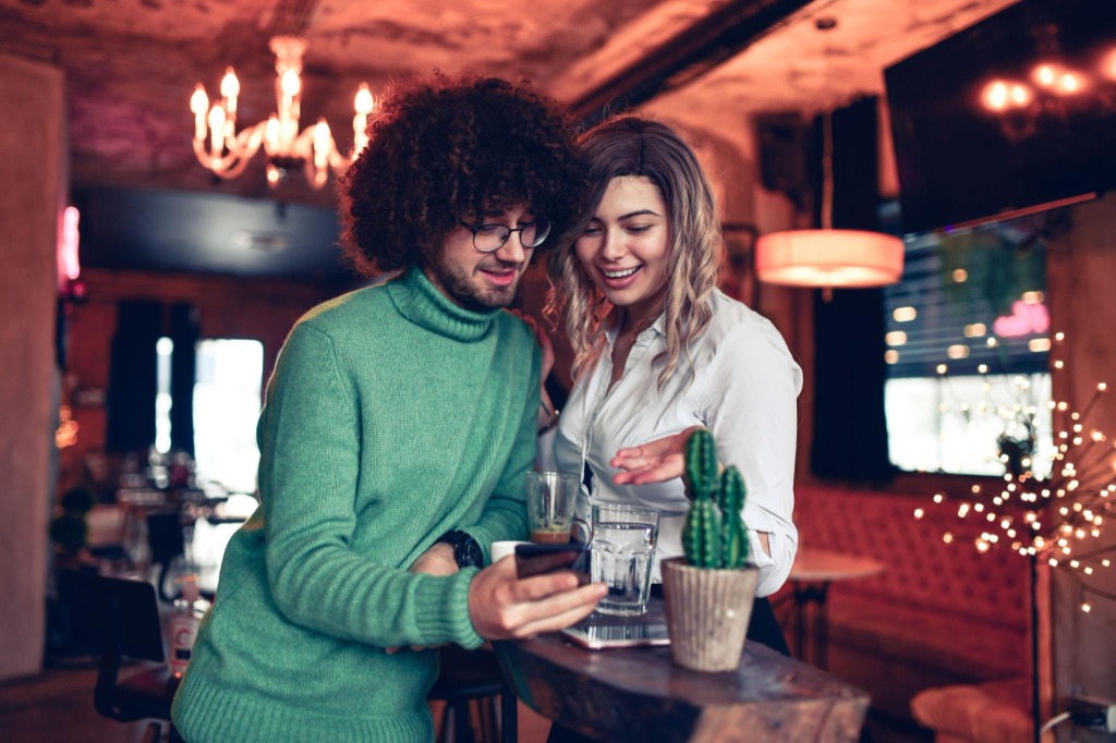 Couple on a date